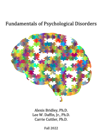 Title Page – Fundamentals of Psychological Disorders
