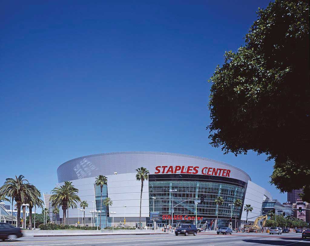 The Staples Center in Los Angeles is an example of a venue sponsorship. The office supplies store Staples paid for the naming rights to the stadium.