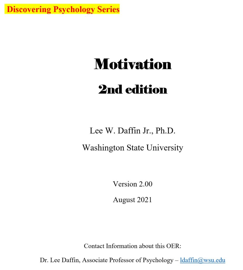 master thesis motivation chapter